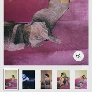 Into Gaia Maxi Dress in Black and Pink